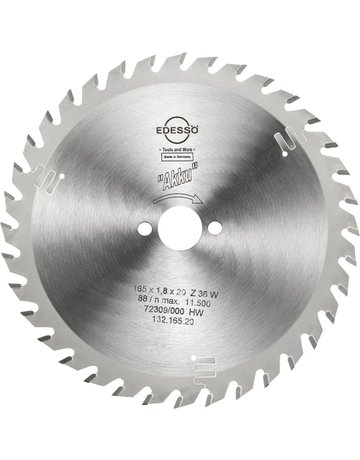 Bild HW Kreissägeblatt Akku 165x1,8x20mm Z36 W-0