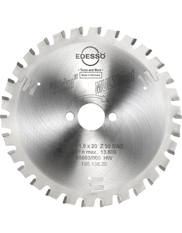 Bild HW Kreissägeblatt Akku 136x1,8x20mm Z30 SWZ-0