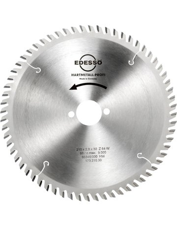 Bild HW Kreissägeblatt Profi 210x2,8x30mm Z64 W-0