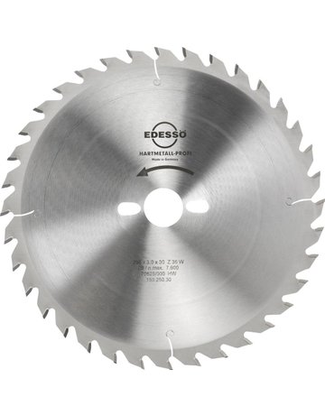Bild HW Kreissägeblatt Profi 250x3,0x30mm Z36 W-0