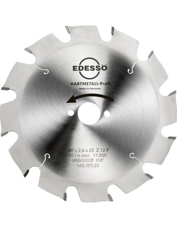 Bild HW Kreissägeblatt Profi 160x2,6x20mm Z12 F-0