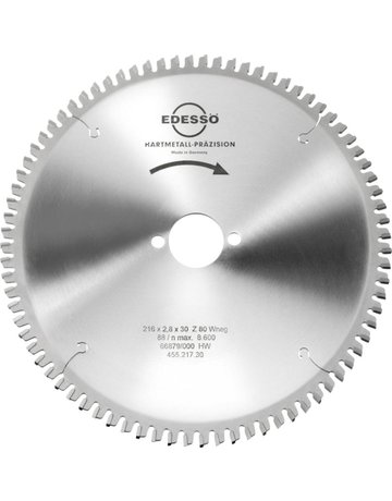 Bild HW Kreissägeblatt Präzision 216x2,8x30mm Z80 W neg.-0
