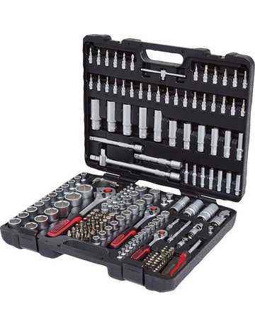 Bild Steckschlüssel-Satz 1/4"+3/8"+1/2" 179-teiligKS Tools-0