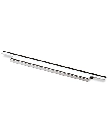 Bild Möbel- Griffleiste, mit Harpunensteg, Lamezia 9105810, Länge 895mm, Aluminium glanz verchromt - Hettich-0