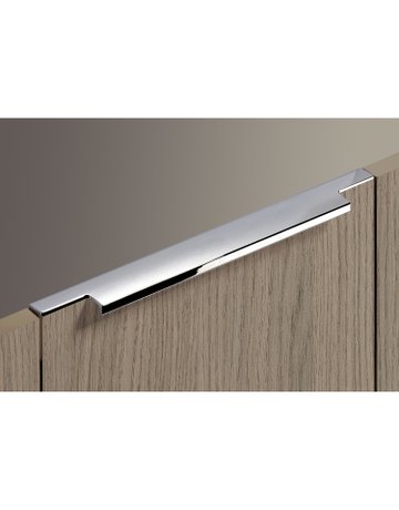 Bild Möbel- Griffleiste, mit Harpunensteg, Lamezia 9105810, Länge 895mm, Aluminium glanz verchromt - Hettich-7
