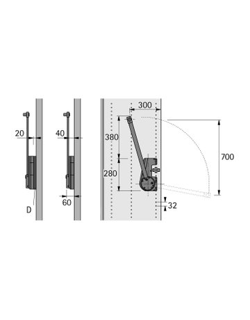 Bild Distanzstück, 20 mm - Hettich-1