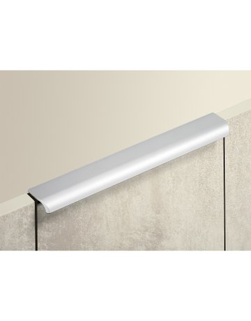 Bild Möbel- Griffleiste, mit Harpunensteg, Lindavia 115115, Länge 2.000mm, Aluminium silber eloxiert - Hettich-2