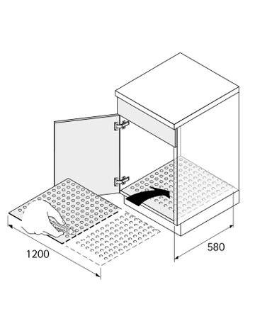 Bild Wasserschutzmatte 1200 x 580 - Hettich-1