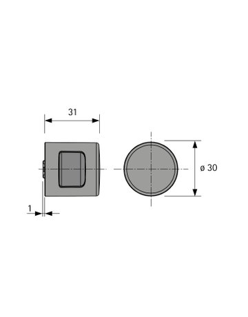 Bild Möbelknopf Typ 424 - Hettich-2