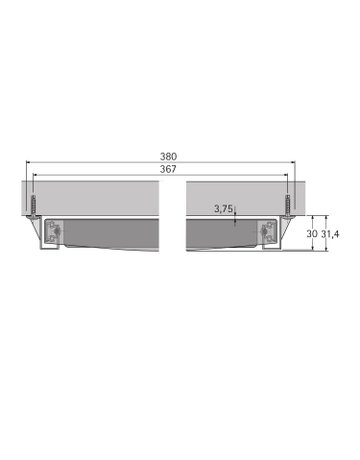 Bild Schreibmaterialauszug, schwarz - Hettich-1