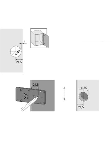 Bild Ankörnschablone MultiBlue - Hettich-2