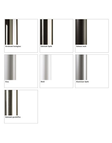 Bild MB-Tischbeinset,Ø80x710mm,Stahl Efua 70143,chrom hochglanz - Hettich-1
