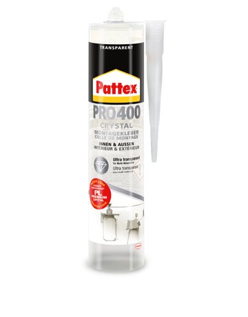 Bild Pattex Montagekleber PRO400 kristallklar 290 g-0