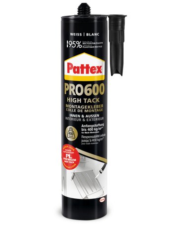 Bild Pattex Montagekleber PRO600 440 g weiß-0
