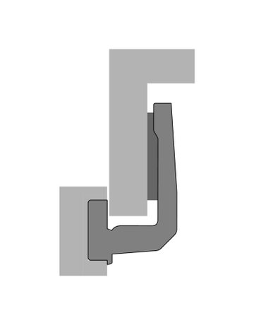 Bild Möbel-Topfscharnier,95° Intermat 9936,9044844,vorlieg.,vernickelt - Hettich-1
