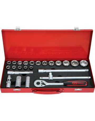 Bild Steckschlüssel-Satz 1/2" 24-teilig KS Tools-0