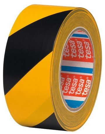 Bild Tesa 4169 gelb/schwarz Warnband 33mx50mm-0