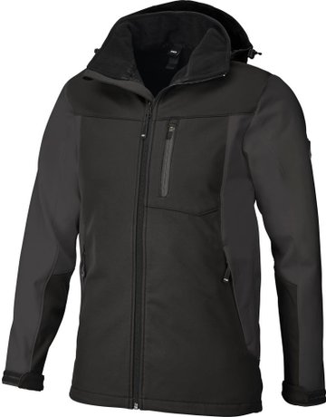 Bild Softshelljacke JANNIK, anthrazit-schwarz, Gr. M-0