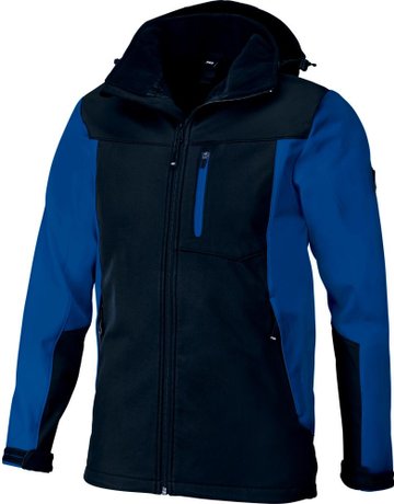 Bild Softshelljacke JANNIK, royalblau-schwarz, Gr. XL-0