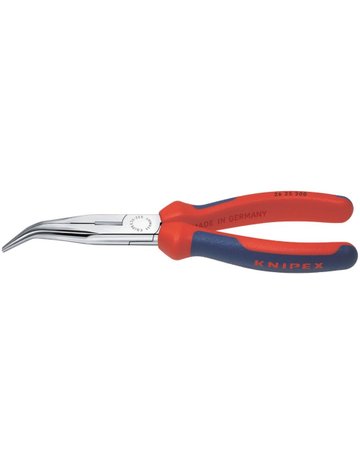 Bild Storchschnabelzange verchromt gebogen mit Mehrkomponenten-Griffen 200mm KNIPEX-0