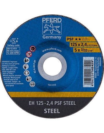 Bild Trennscheibe gekröpft A46PPS 125x2,4mm PFERD-0