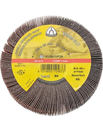 Bild Winkelschleifmop WSM 617 125x20mm K120 Klingspor-0