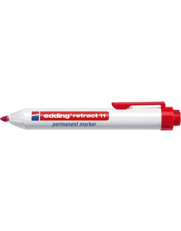 Bild Permanentmarker 11 rot edding-0