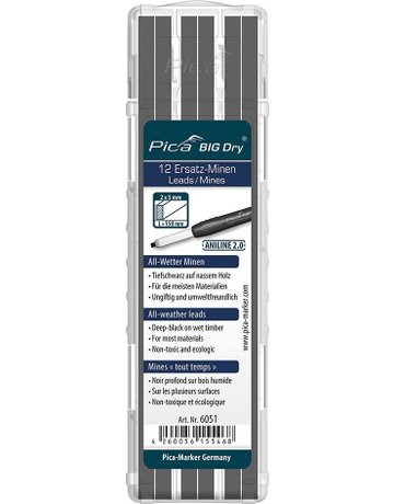 Bild Minen-Set für Zimmermanns-Bleistift BIG Dry ANILINE2.0 Graphit Pica-0