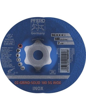 Bild Schleifscheibe CC-Grind Solid INOX 180mm PFERD-0