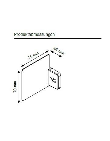 Bild ADD-Separator, Planero/Essentio H 70 x T 75mm, magnetisch, hellgrau 9006 - VAUTH SAGEL-1