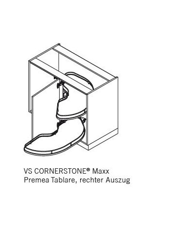 Bild CORNERSTONE-Maxx Tablar, 2x 600er-R Planero lavagrau - VAUTH SAGEL-1