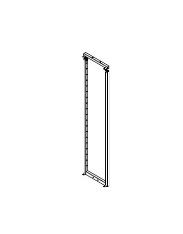 Bild Hochschrankauszug, TAL-Gate 5, Rahmen für 600er, 1700-1950 mm Einbauhöhe, silber - VAUTH SAGEL-1