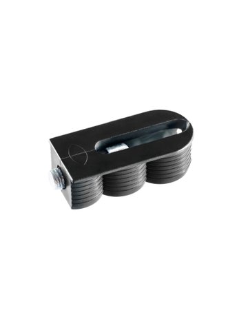 Bild Cabineo 12 black RAL 9021 vernickelte Schraube, 500 St. - Lamello-0