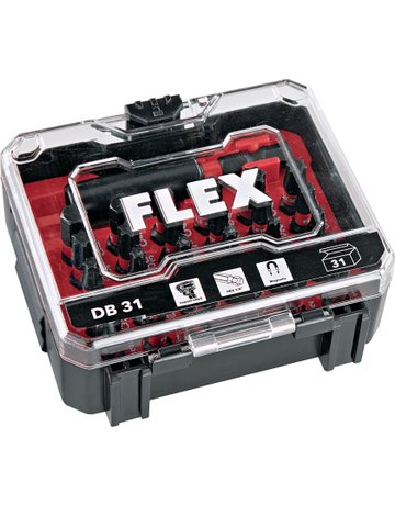 Bild FLEX Bit-Set DB31, 31-teilig, Schlagfest, 1/4" Sechskant-0