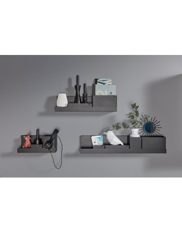 Bild Wandregal, ADD-Board Set 5, L=535 mm nero struktur - VAUTH SAGEL-1