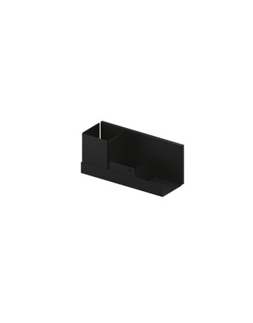 Bild Wandregal, ADD-Board Set 3, L=321 mm inkl. 1x Box M3/ 1x Box M2 nero-struktur - VAUTH SAGEL-0
