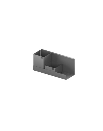 Bild Wandregal, ADD-Board Set 3, L=321 mm inkl. 1x Box M3/ 1x Box M2 stone-str. - VAUTH SAGEL-0