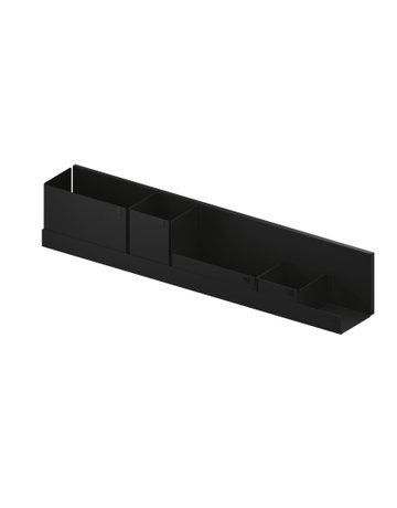 Bild Wandregal, ADD-Board Set 7, L=749 mm nero-struktur - VAUTH SAGEL-0