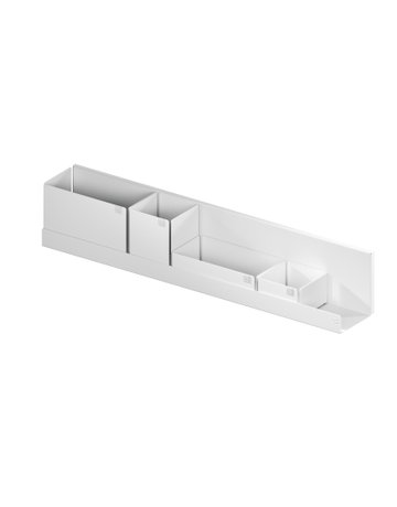 Bild Wandregal, ADD-Board Set 7, L=749 mm weiß 9010 - VAUTH SAGEL-0