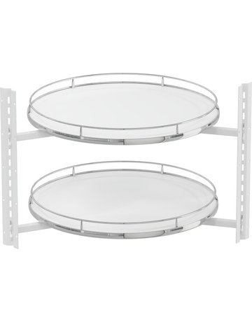Bild Drehbeschlag COR-Wheel Pro, 900x900er 2x 4/4 Boden, Premea, weiß chrom - VAUTH SAGEL-0
