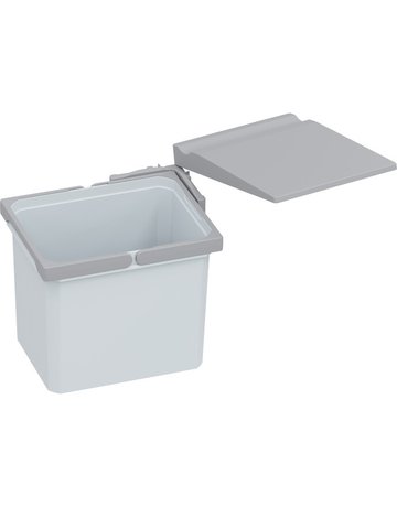 Bild Einbau-Abfallsammler Set, ENVI-SINGLE 450er, 1x12 l, verkehrsgrau RAL 7042 - VAUTH SAGEL-0