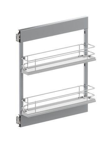 Bild Seitenwandauszug SUB-Side, Korbset 2x 150er, Premea, weiß chrom - VAUTH SAGEL-0