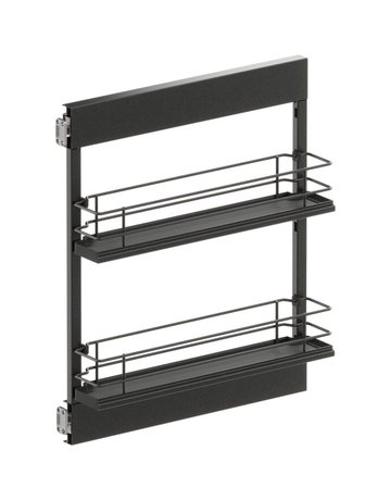 Bild Seitenwandauszug SUB-Side, Korbset 2x 150er, Premea, lavagrau - VAUTH SAGEL-0