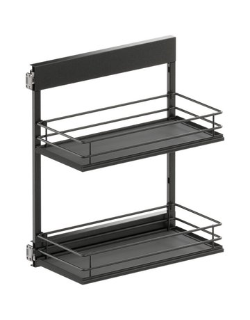 Bild Seitenwandauszug SUB-Side, Korbset 2x 300er, Premea, lavagrau - VAUTH SAGEL-0