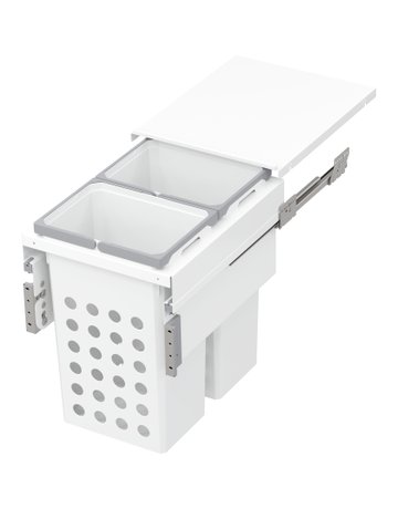 Bild Wäschetrennsystem, WASH-Space XX Pro 450er, 2x35 l, weiß - VAUTH SAGEL-0