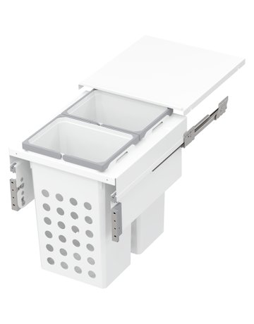 Bild Wäschetrennsystem, WASH-Space XX Pro 500er, 2x35 l, weiß - VAUTH SAGEL-0