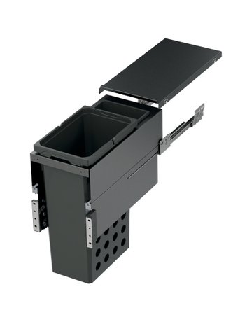 Bild Wäschetrennsystem, WASH-Space XX Pro 300er, 1x32/1x1,2 l, lavagrau - VAUTH SAGEL-0