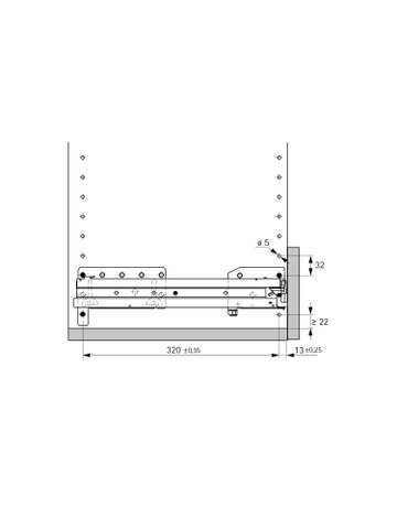 Bild Auszugsführung Quadro Duplex 30 - Hettich-2