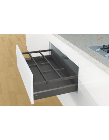 Bild OrgaStore 400 Längsteiler, anthrazit - Hettich-2