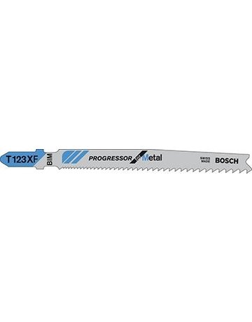 Bild Stichsägeblatt T 123 XF Bosch VE à 5 Stück Progressor for Metal-0